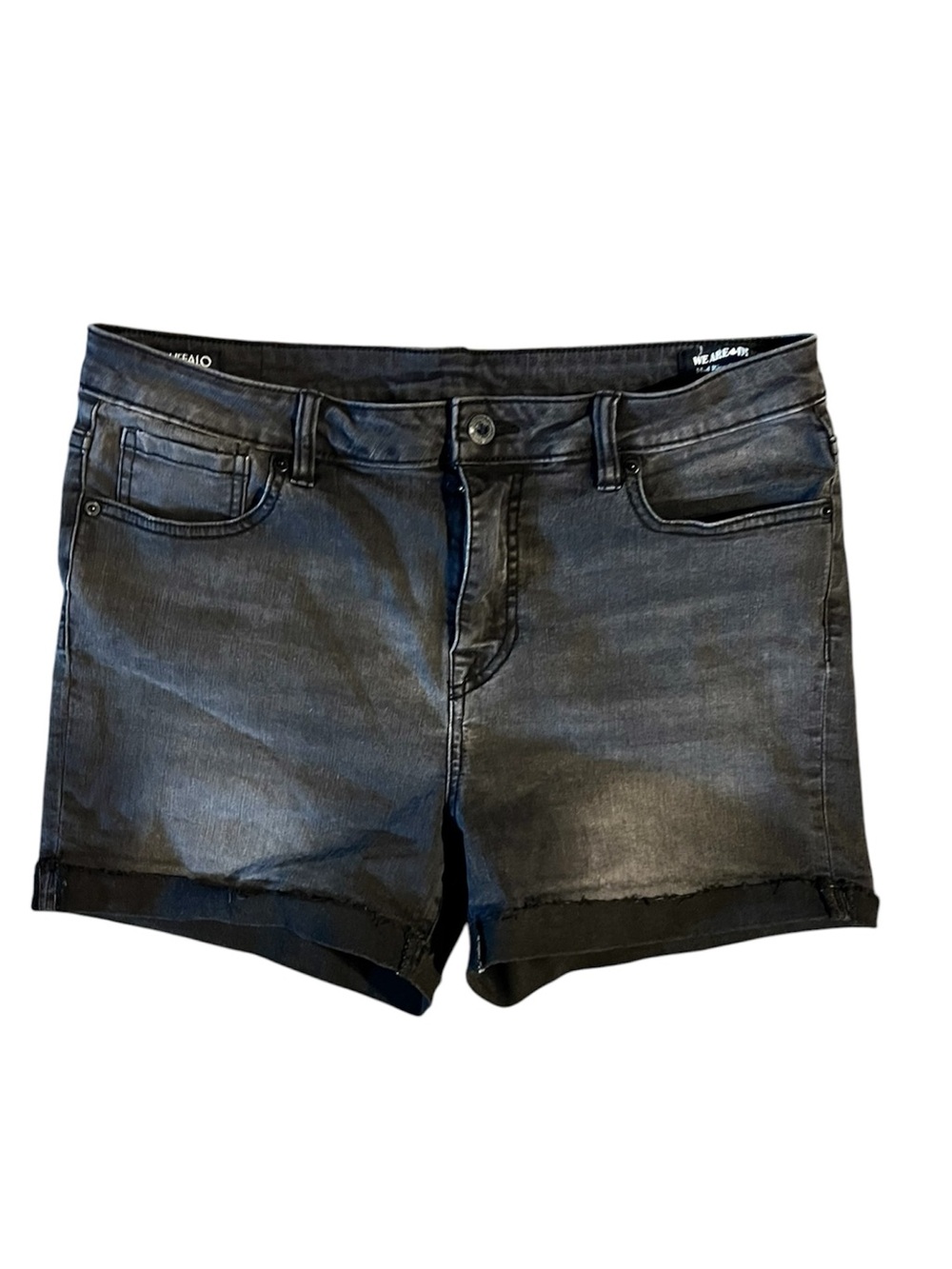 Buffalo David Bitton Black Washed Denim Shorts